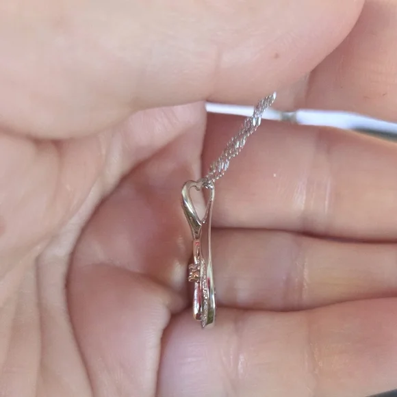 Bradford Exchange Footprints in the Sand Infinity Necklace - Picture 7 of 15